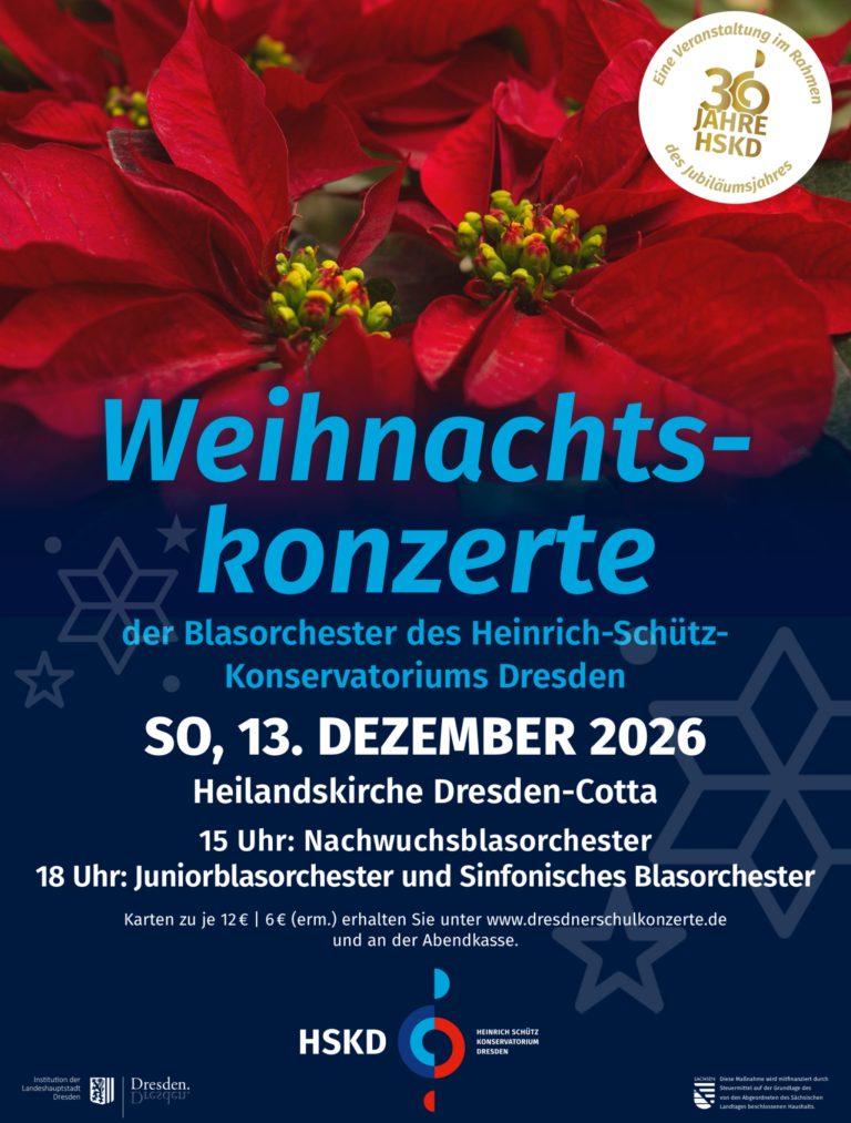 Weihnachtskonzerte am 13.12.2026